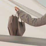 Polene Cyme Mini Edition Getextureerd Taupe